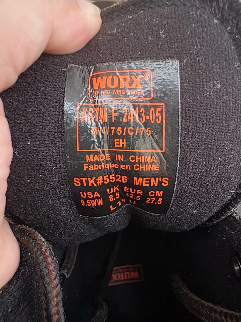 WORX By Red Wing (2413-05) - Work Boots, Slip Resistant, BRAND NEW NEVER WORN